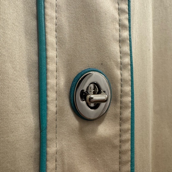 Coach Polka Dot Turnlock Trench Coat - Picture 7 of 11